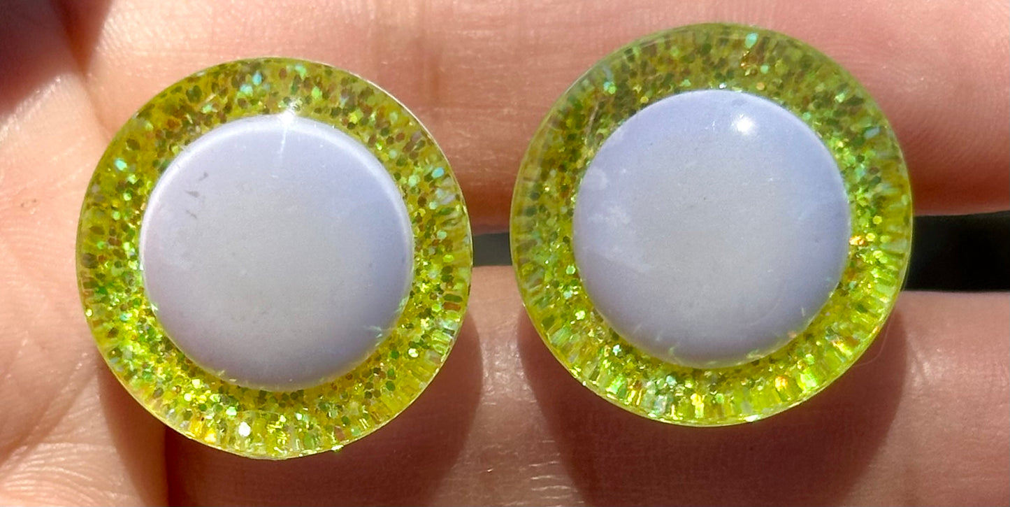 Glowing Monster Standard Handpainted Safety Eyes (1 set)