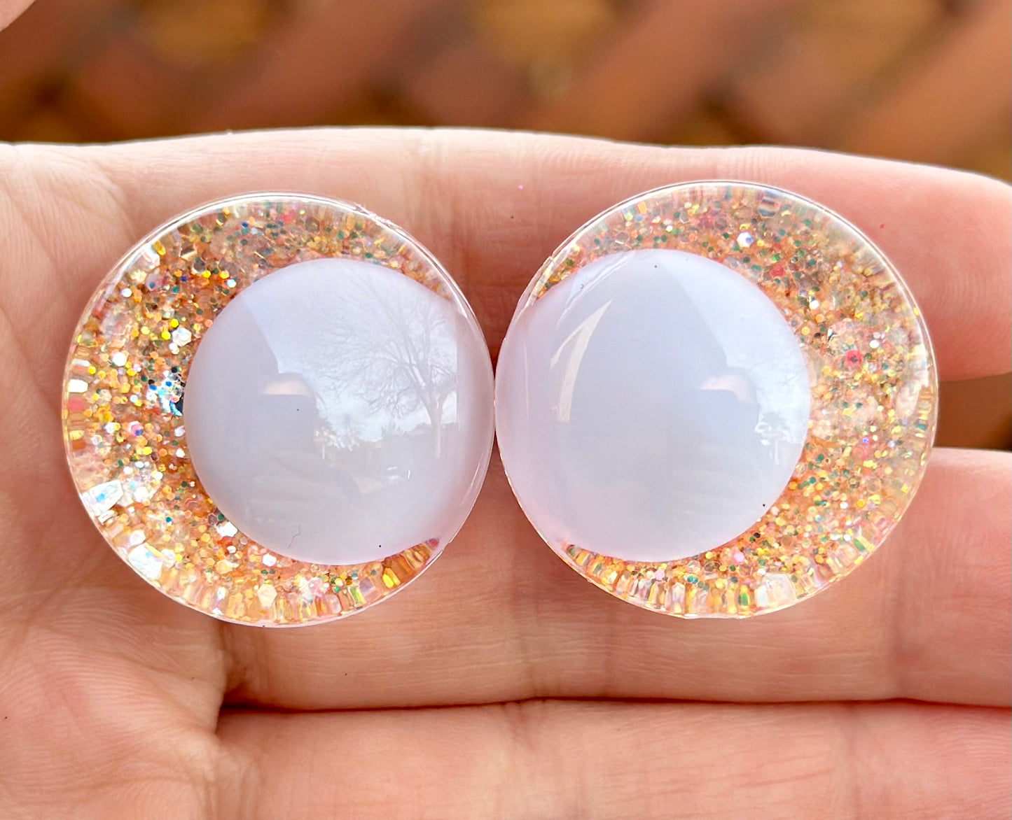 Funny McBunny Handpainted Offset Kawaii Safety Eyes