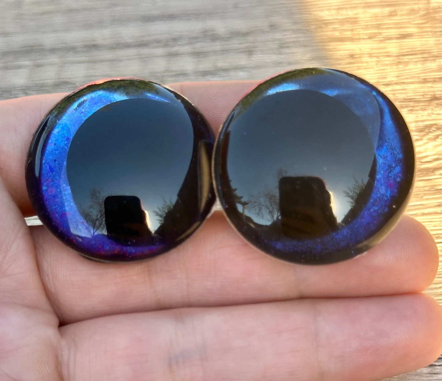 Ocean Floor Offset Kawaii Handpainted Safety Eyes (1 set)