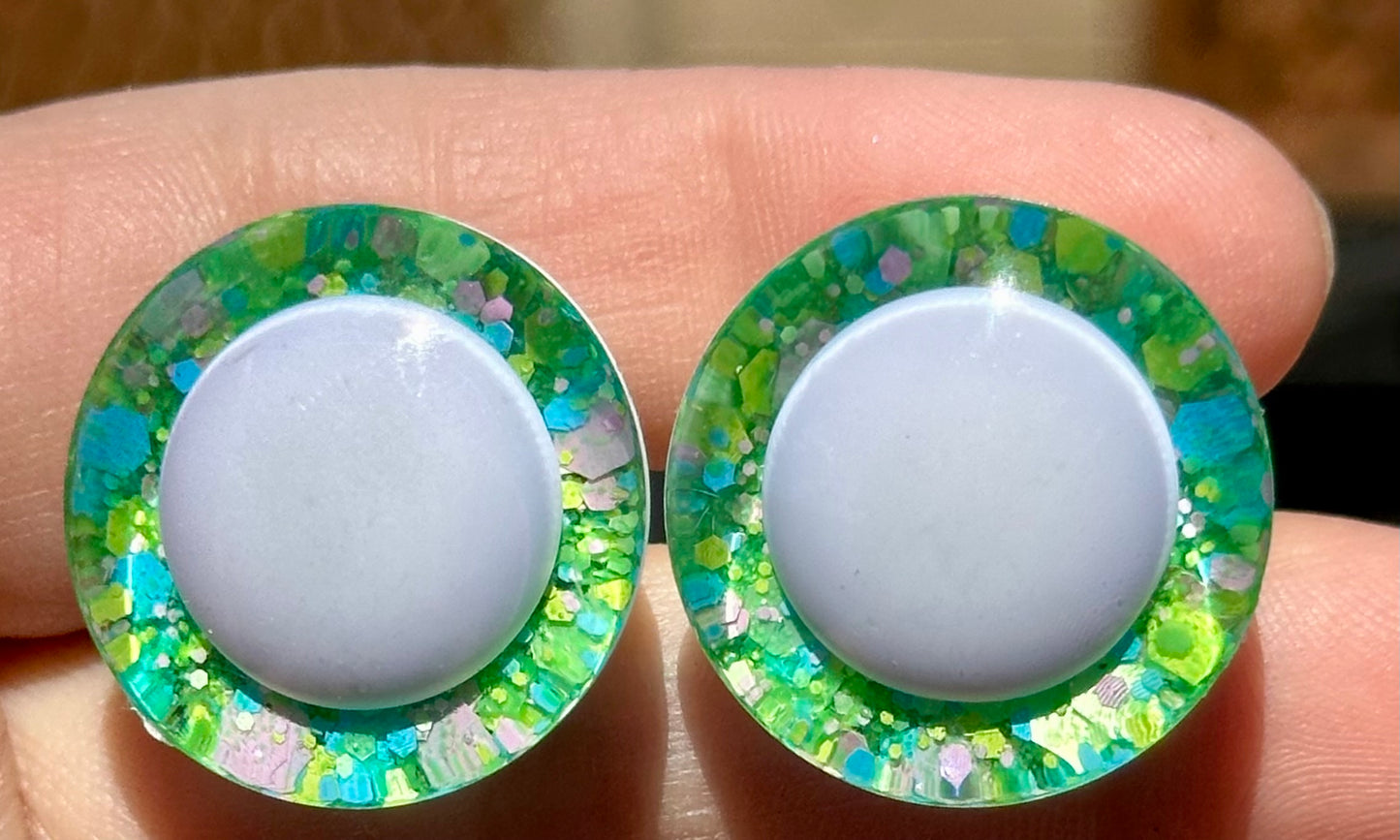 Froggy Breakfast Cereal Standard Handpainted Safety Eyes (1 set)