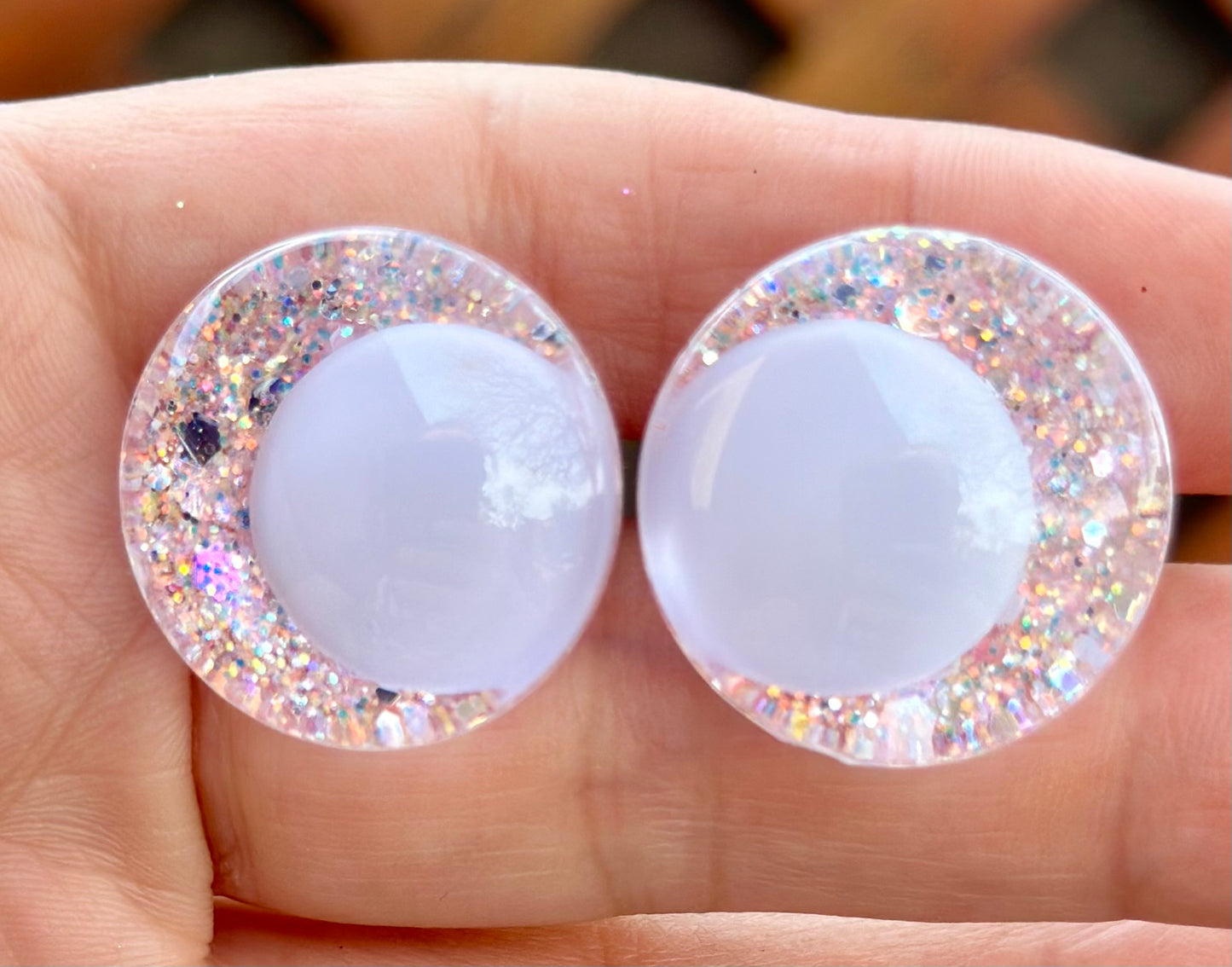 Easter Bunny Coming Handpainted Offset Kawaii Safety Eyes