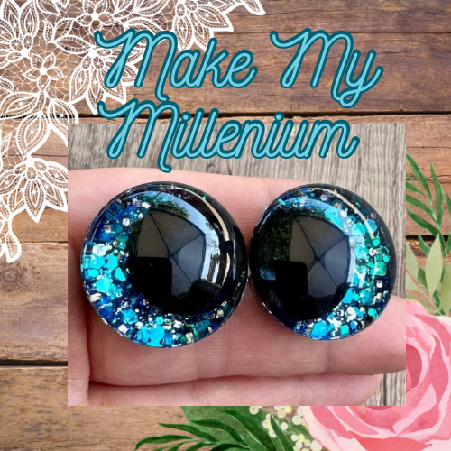 Make My Millenium Offset Kawaii Handpainted Safety Eyes (1 set)