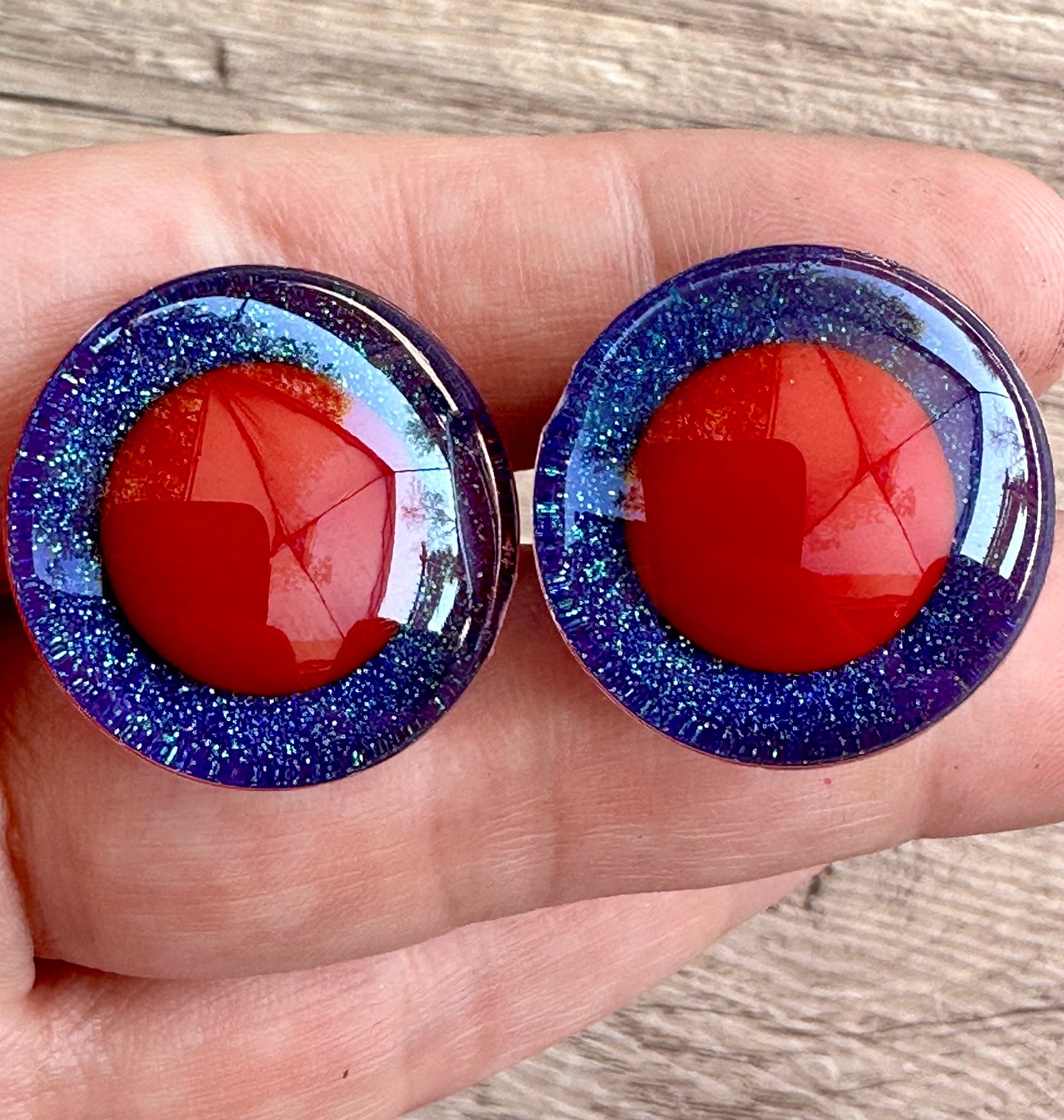 Grape Escape Standard Handpainted Safety Eyes (1 set)