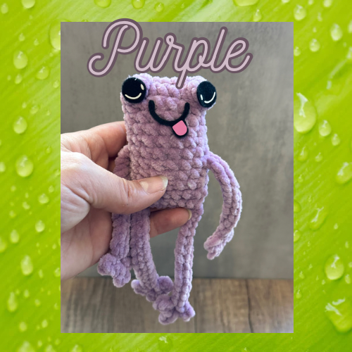 Leggy Frog Plushie - Arizonado Designs