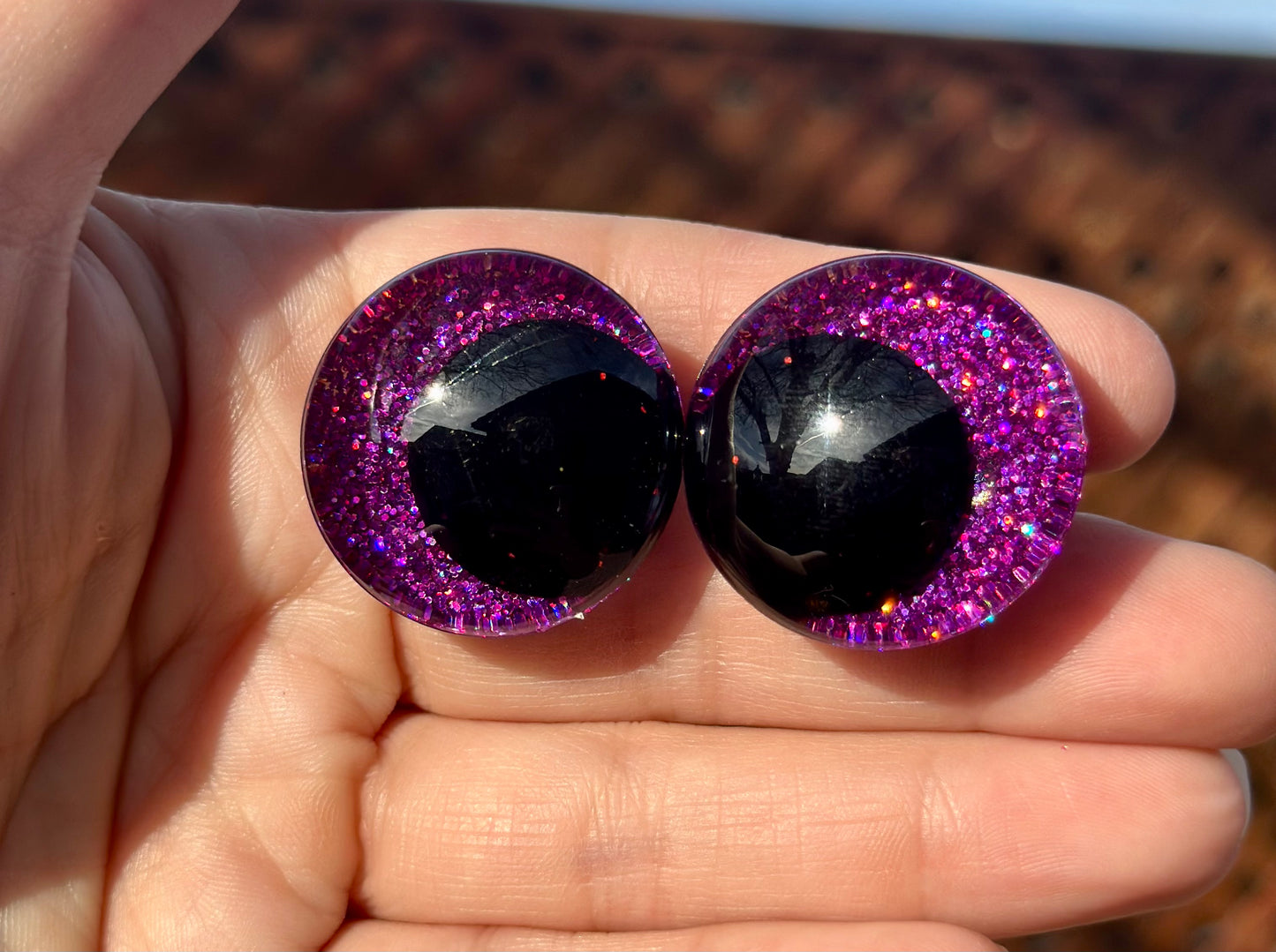 My Unicorn Watches Cartoons Offset Kawaii Handpainted Safety Eyes (1 set)