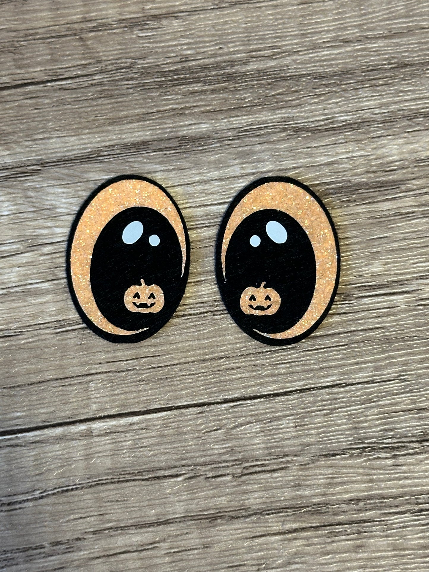 Halloween Pumpkin Felt Eyes 4 sets - Arizonado Designs