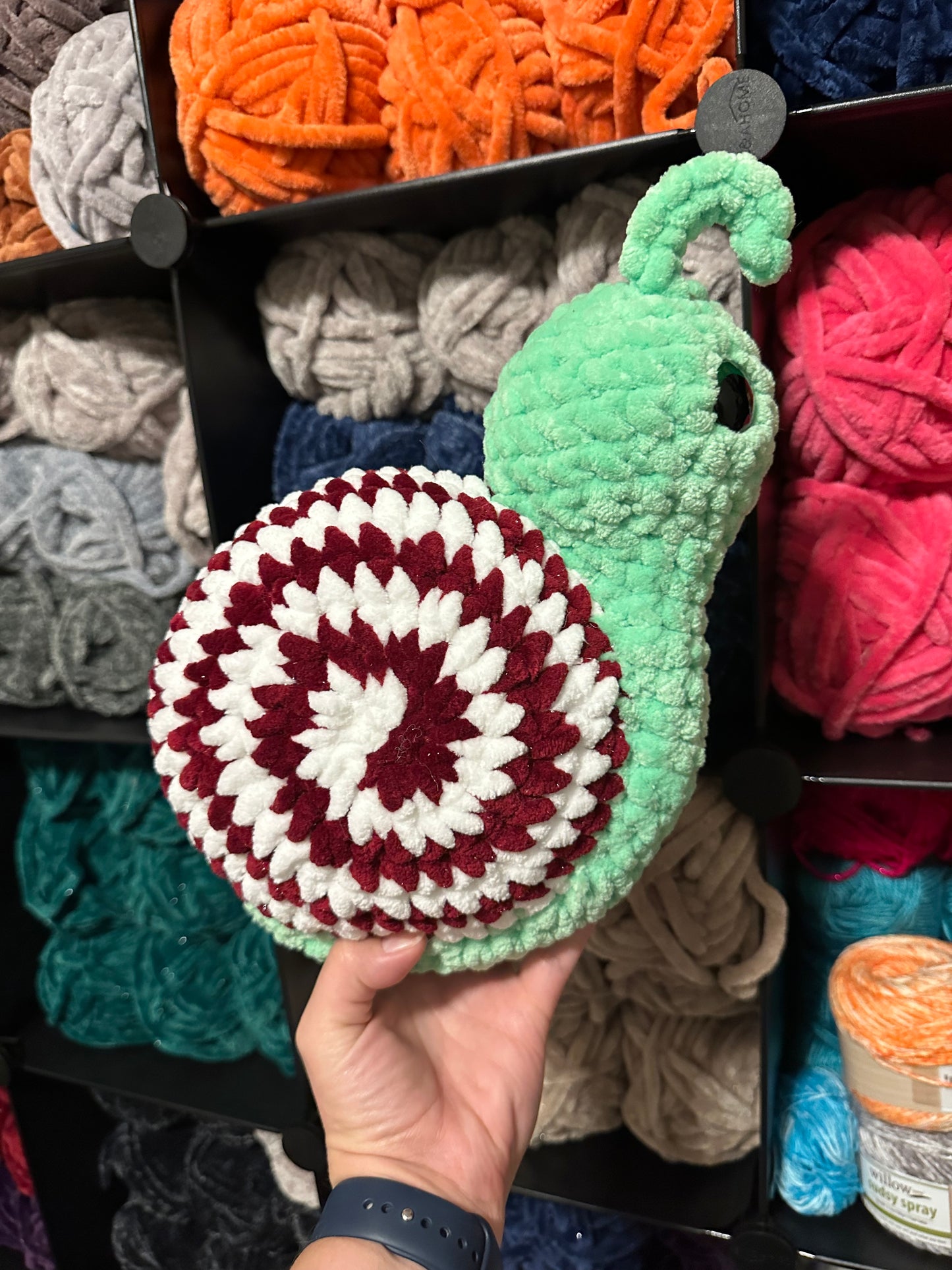 Christmas Snail Plushie