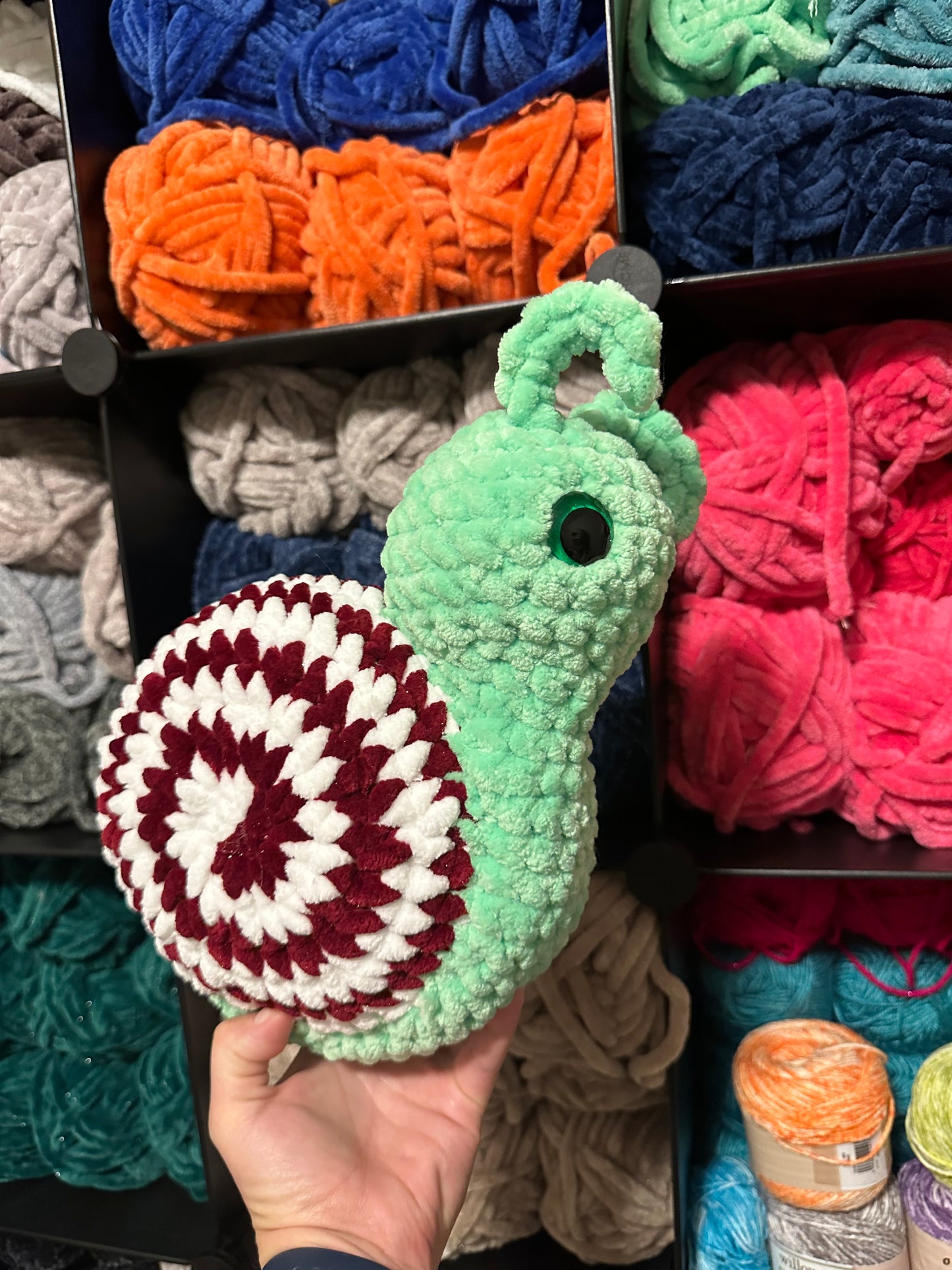Christmas Snail Plushie