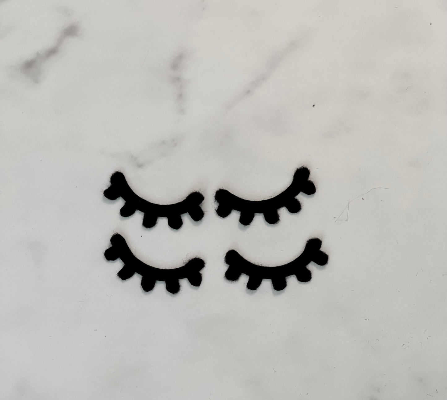 Sleepy Kawaii Felt Eyelashes
