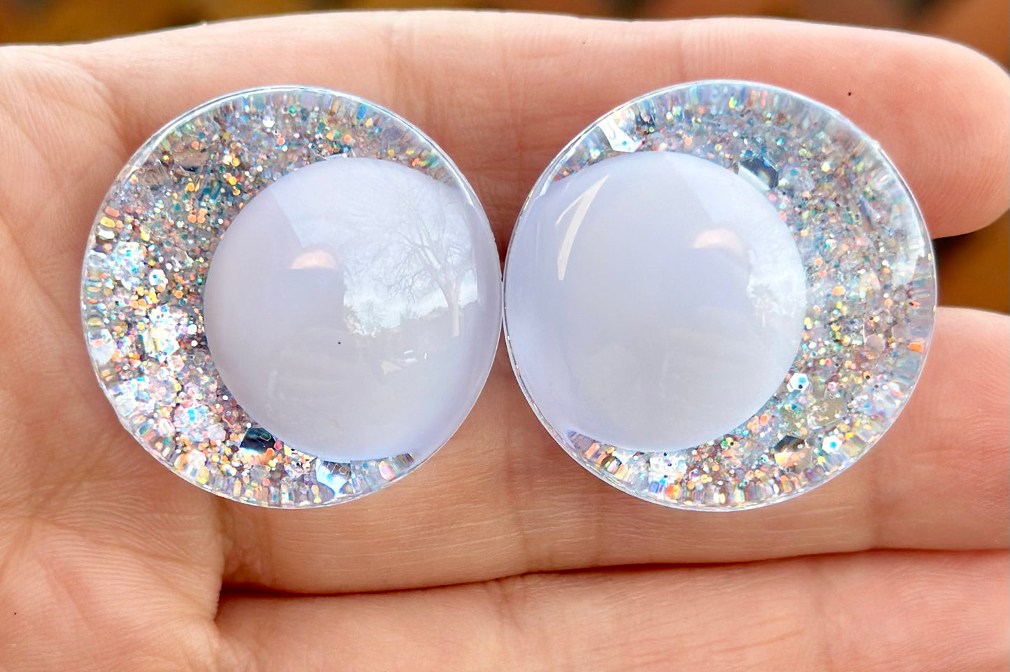 Peter Cottontail Handpainted Offset Kawaii Safety Eyes