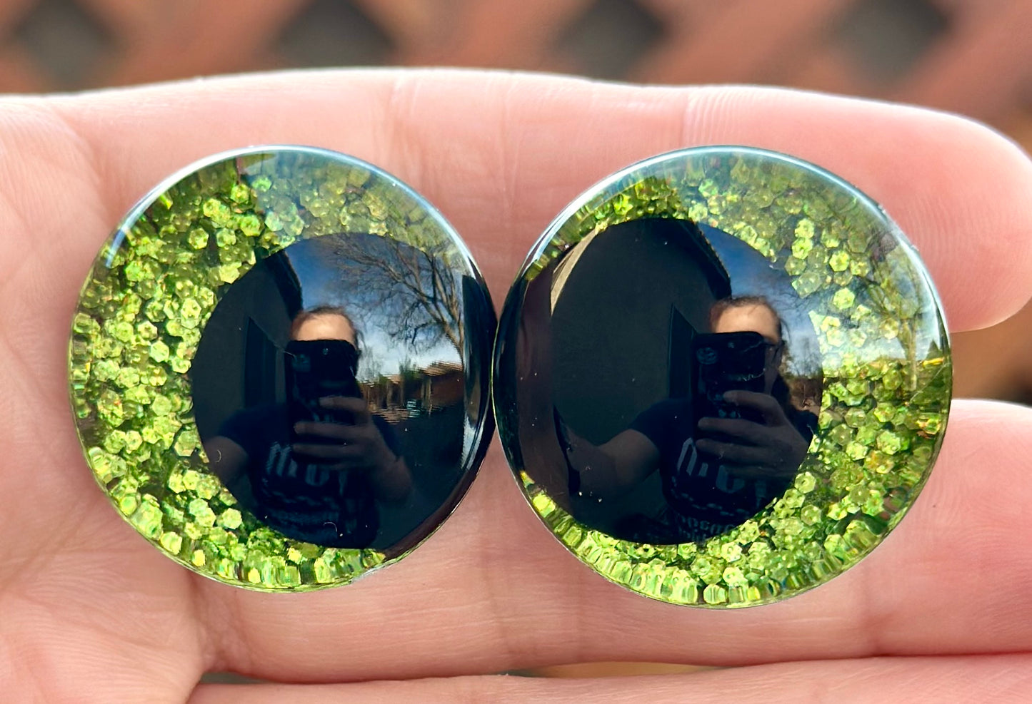 Baby Froggie Handpainted Offset Kawaii Safety Eyes