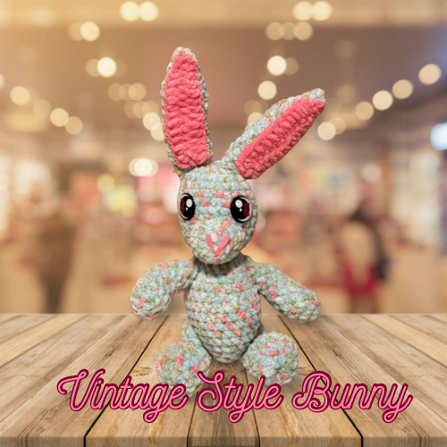 Vintage-like Bunny Plushie