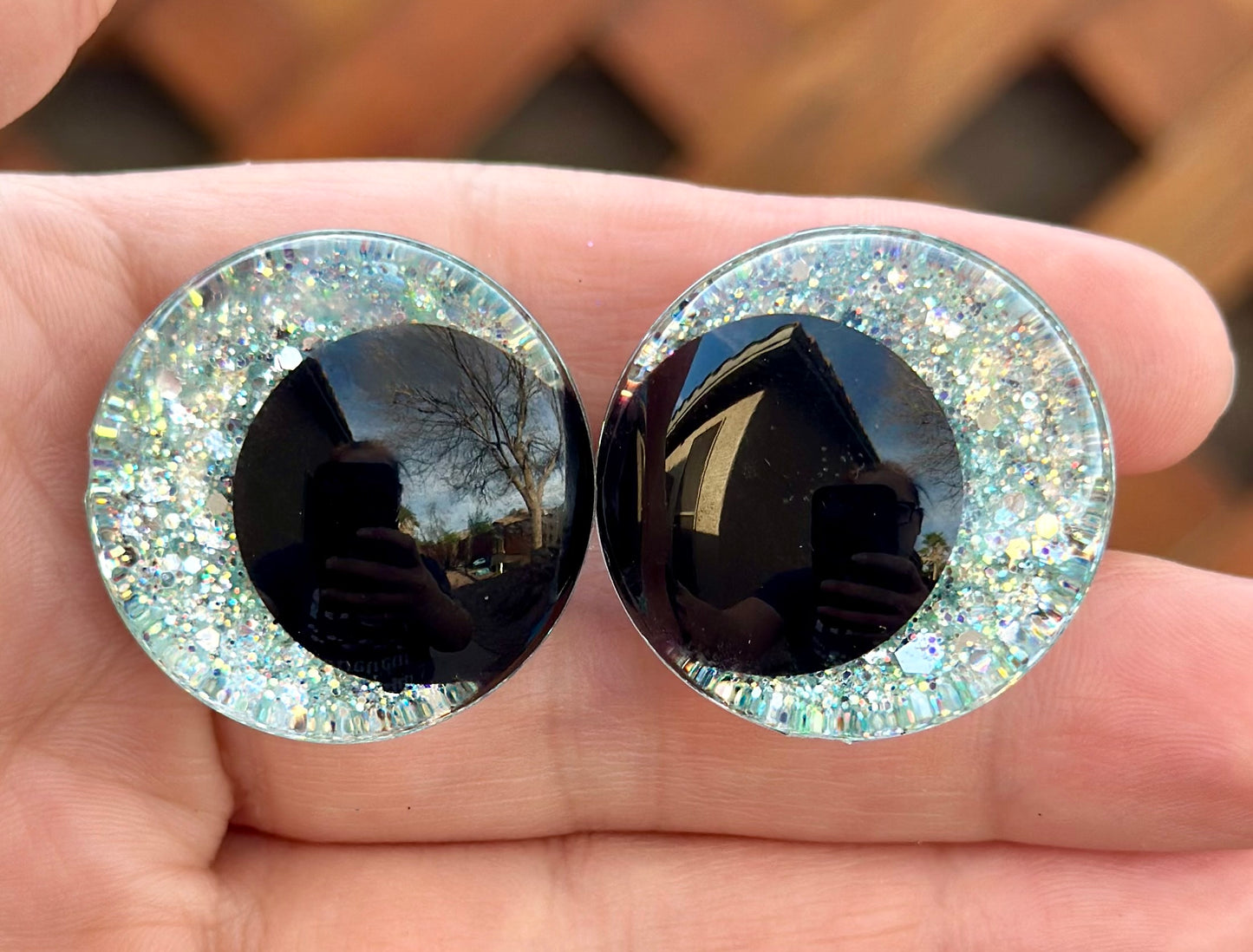 Bringing Easter Eggs Handpainted Offset Kawaii Safety Eyes