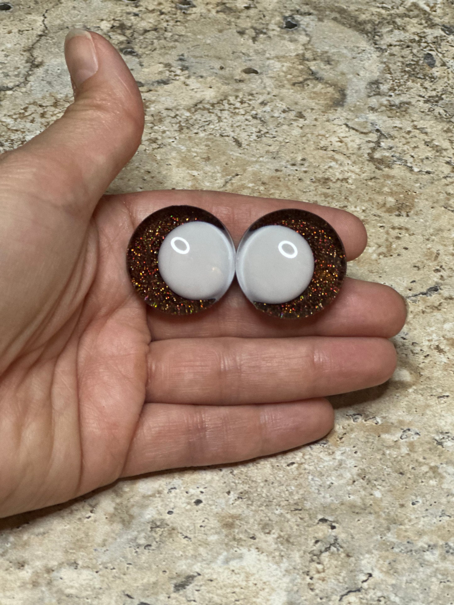 My Unicorn Eats Chocolate Bars Offset Kawaii Handpainted Safety Eyes
