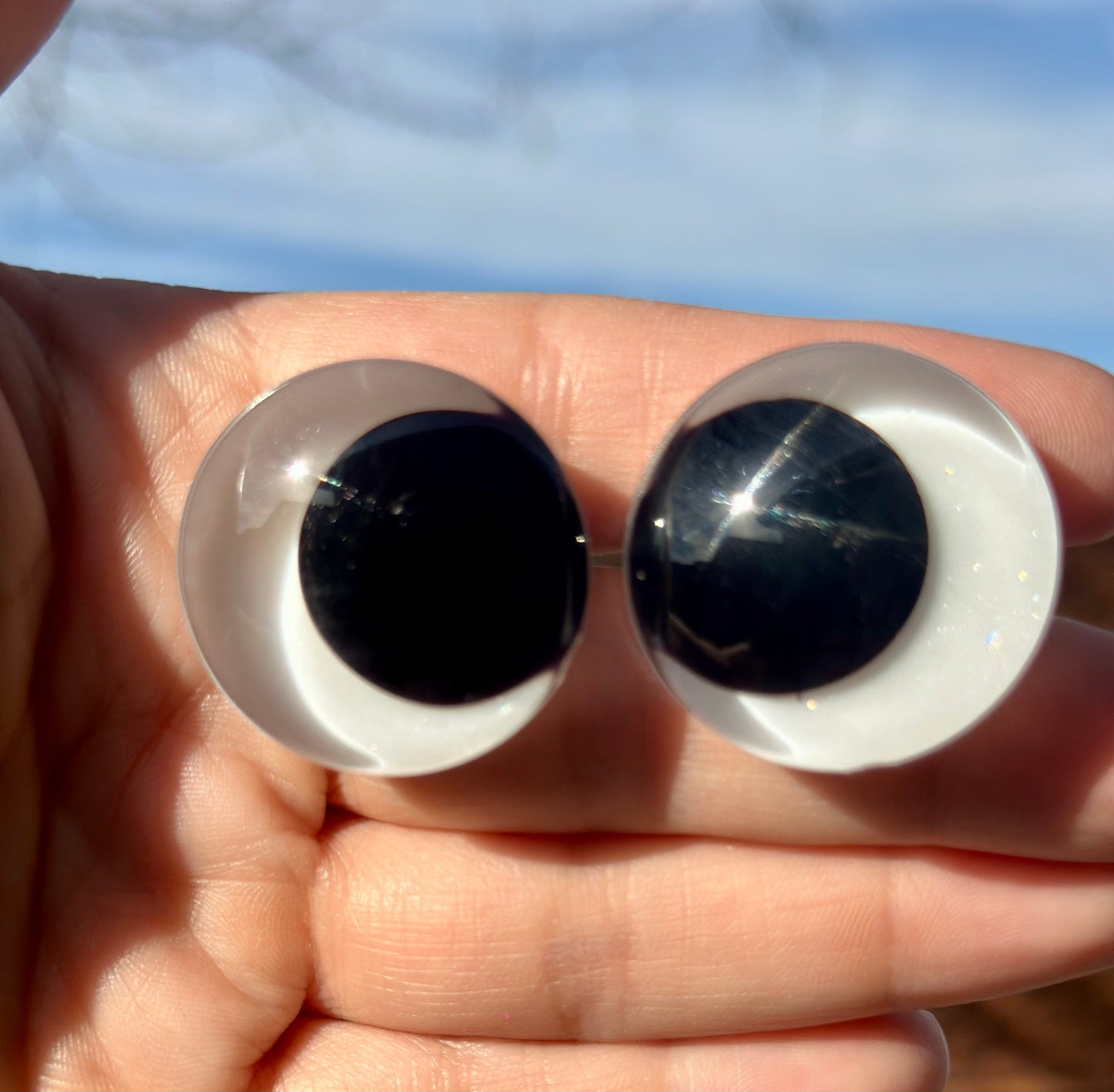 Anime Eyes Offset Kawaii Handpainted Safety Eyes (1 set)