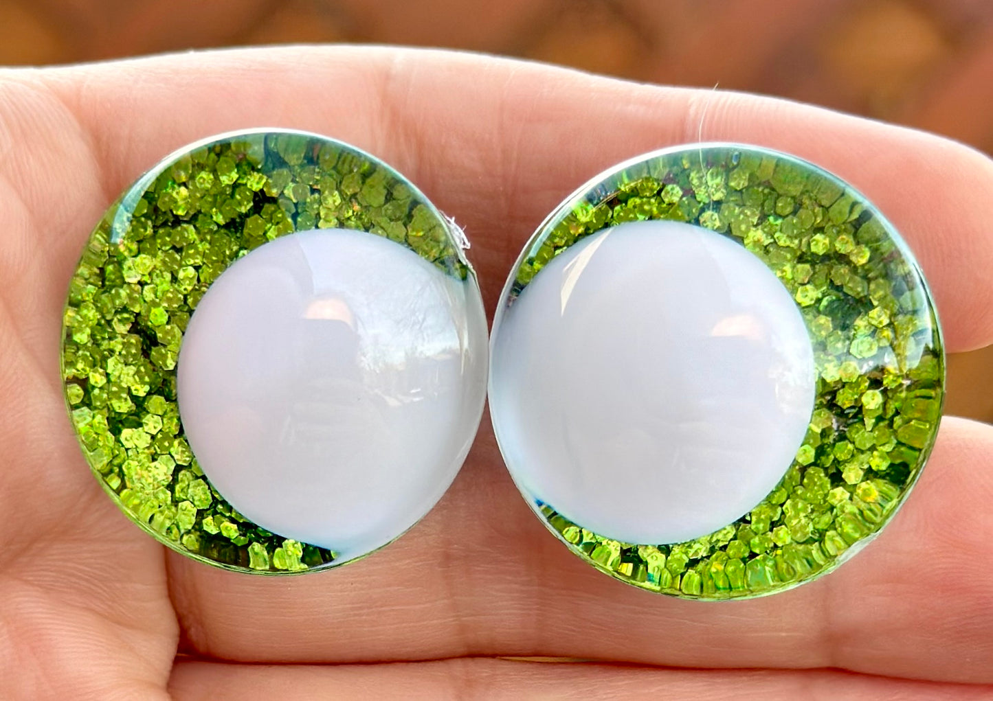 Baby Froggie Handpainted Offset Kawaii Safety Eyes