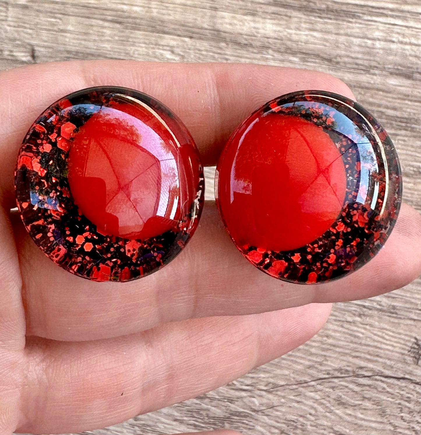 Hell House Offset Kawaii Handpainted Safety Eyes (1 set)