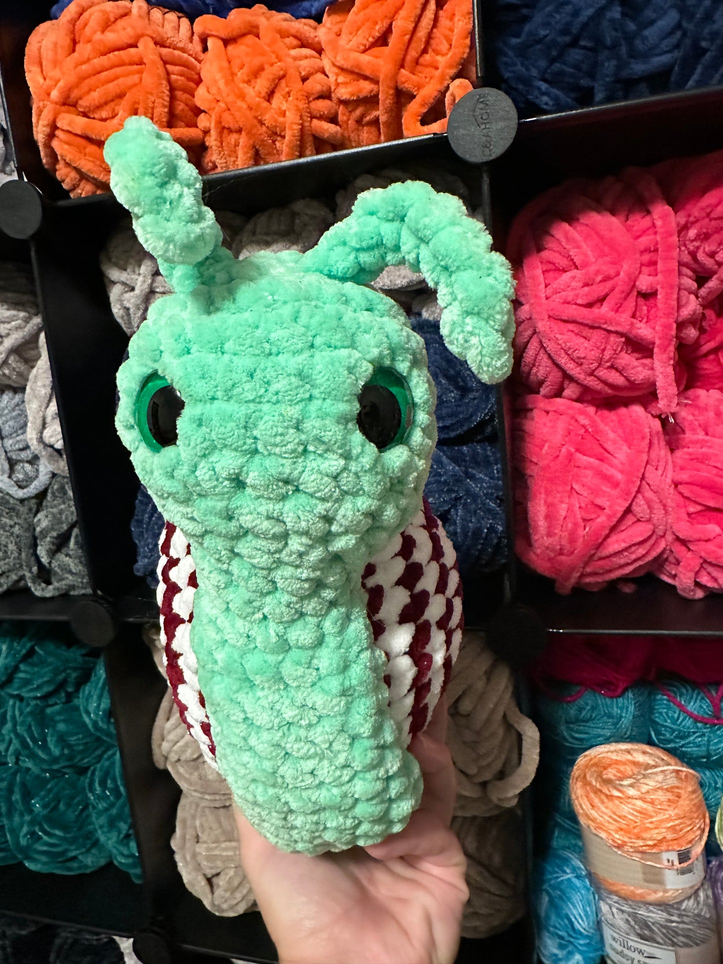 Christmas Snail Plushie
