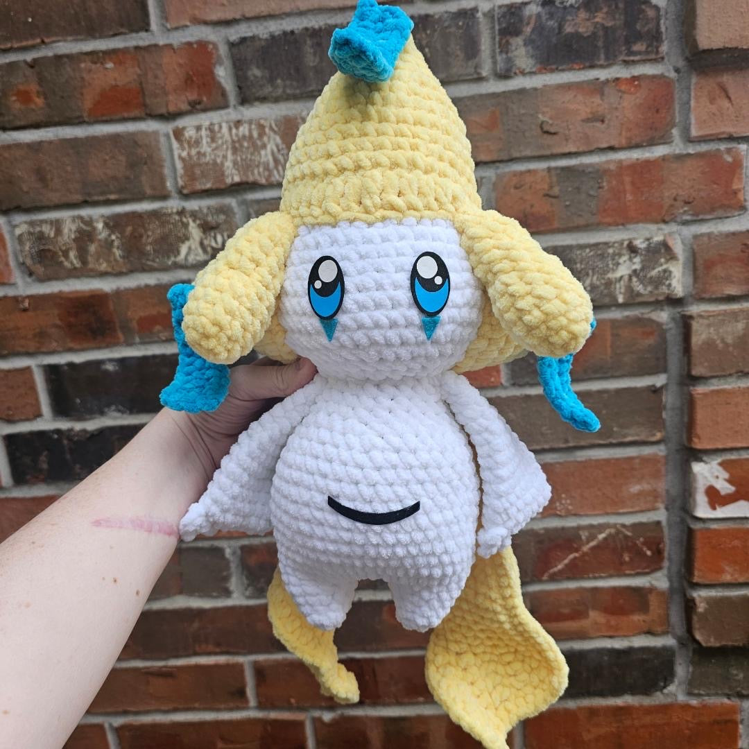 Jirachi Inspired Felt Face Accents – Amigurumi & Plush Details (4 Sets)