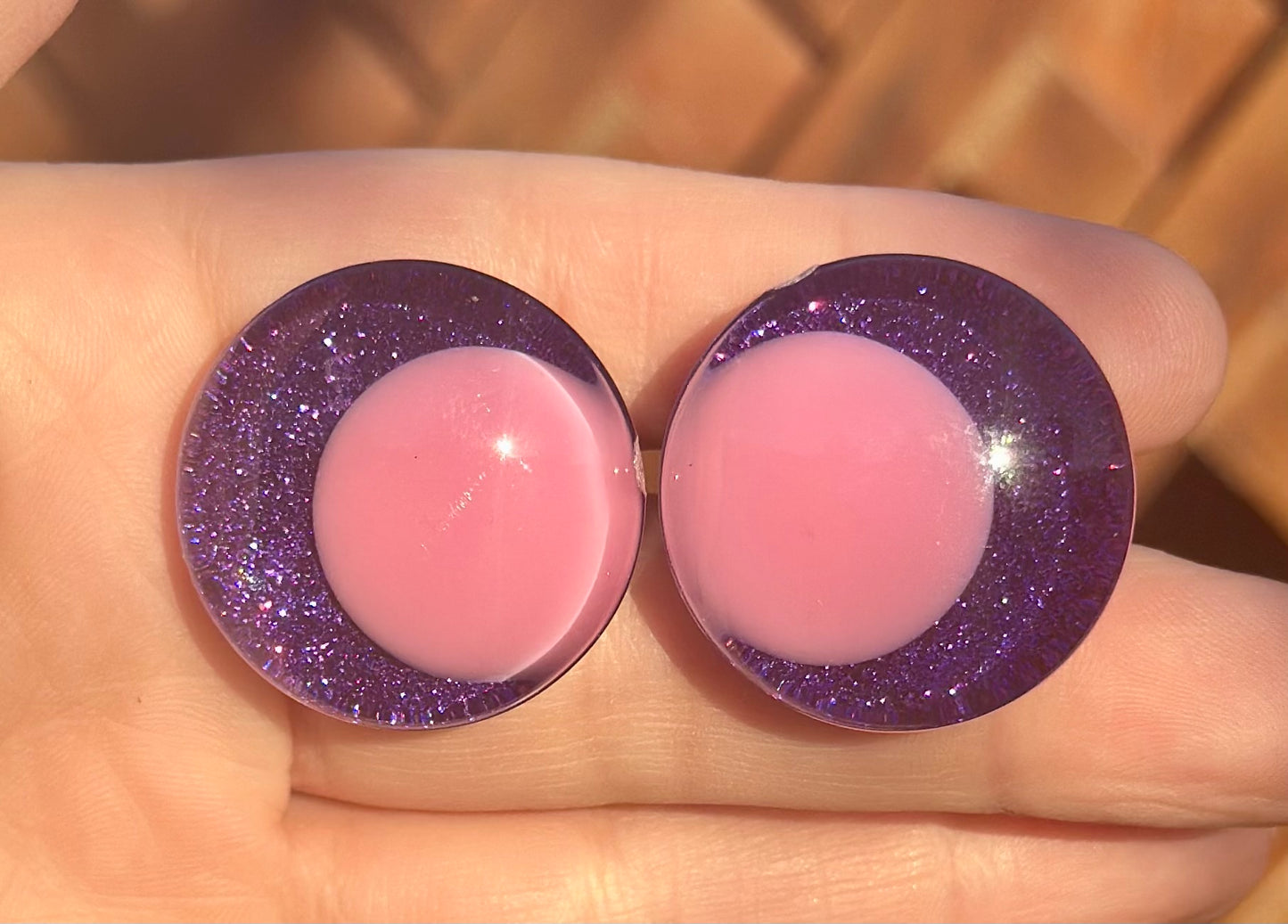 Sugar Plum Fairy Offset Handpainted Kawaii Safety Eyes