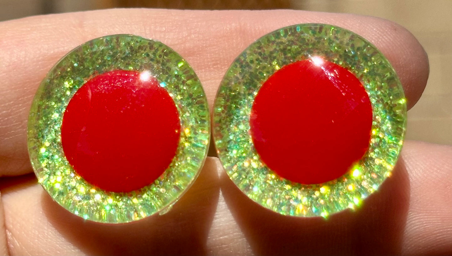 Zombie Blood Standard Handpainted Safety Eyes