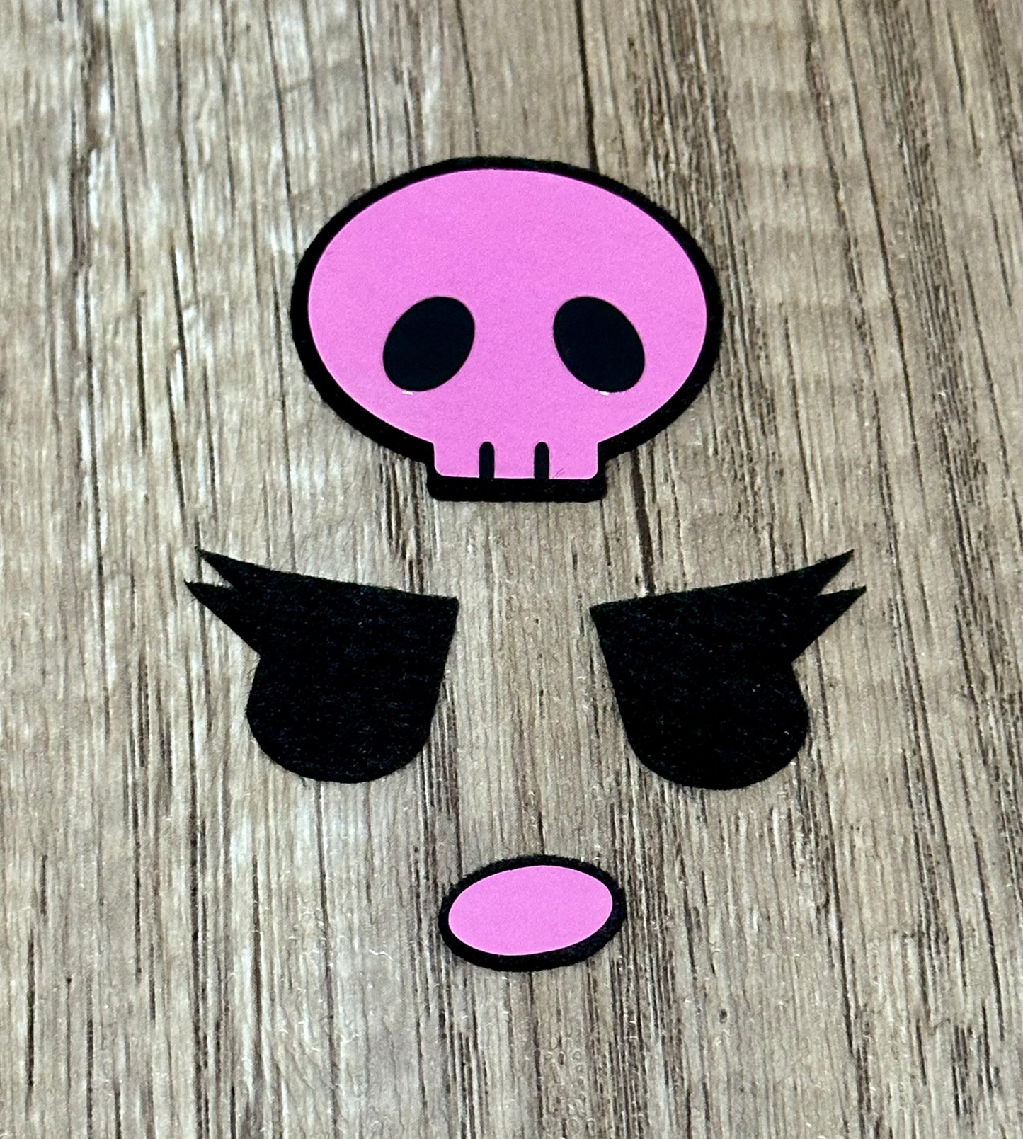 Kuromi Felt Faces For Amigurumi 4 sets