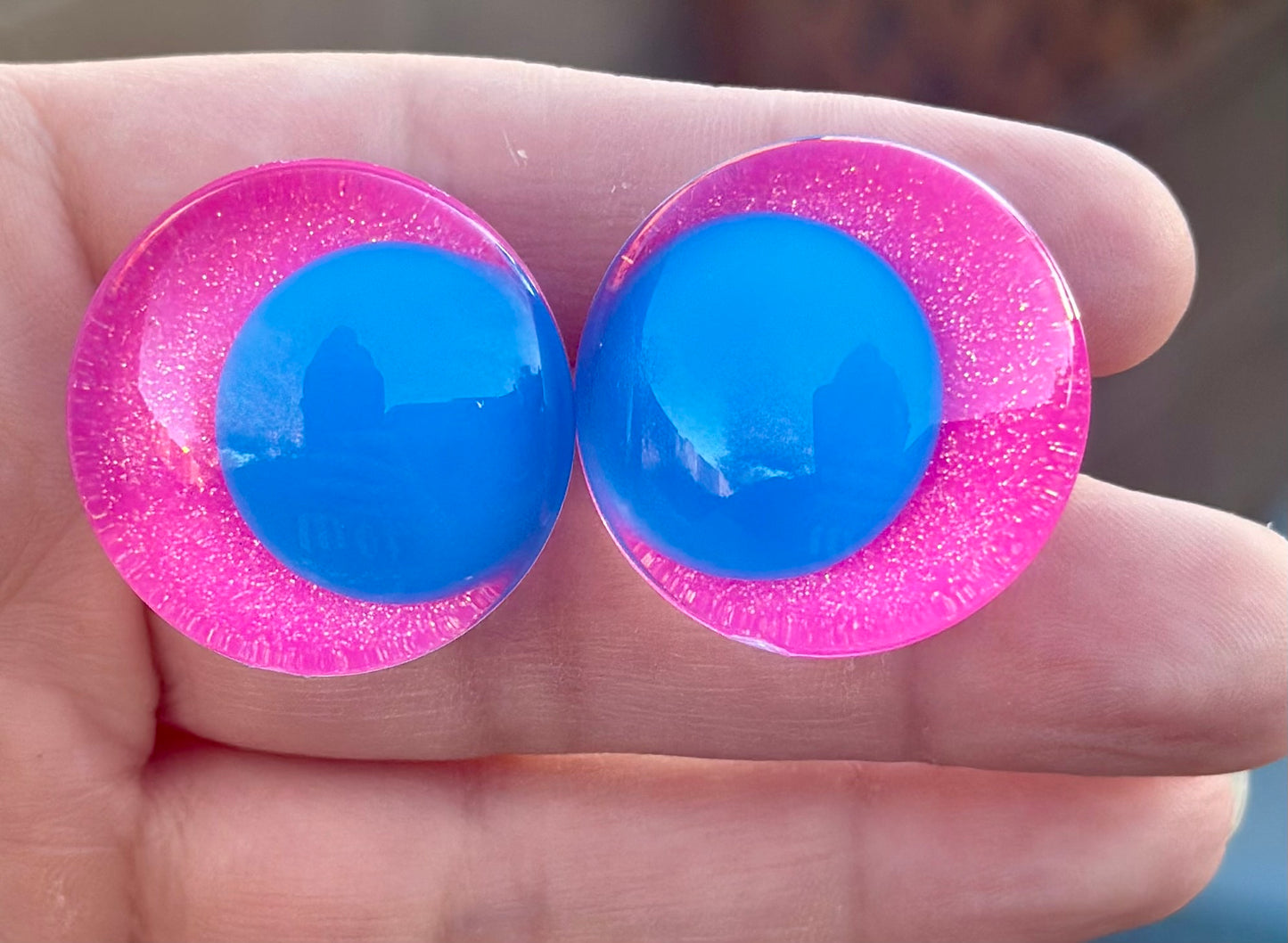 Bubblegum Offset Handpainted Kawaii Safety Eyes