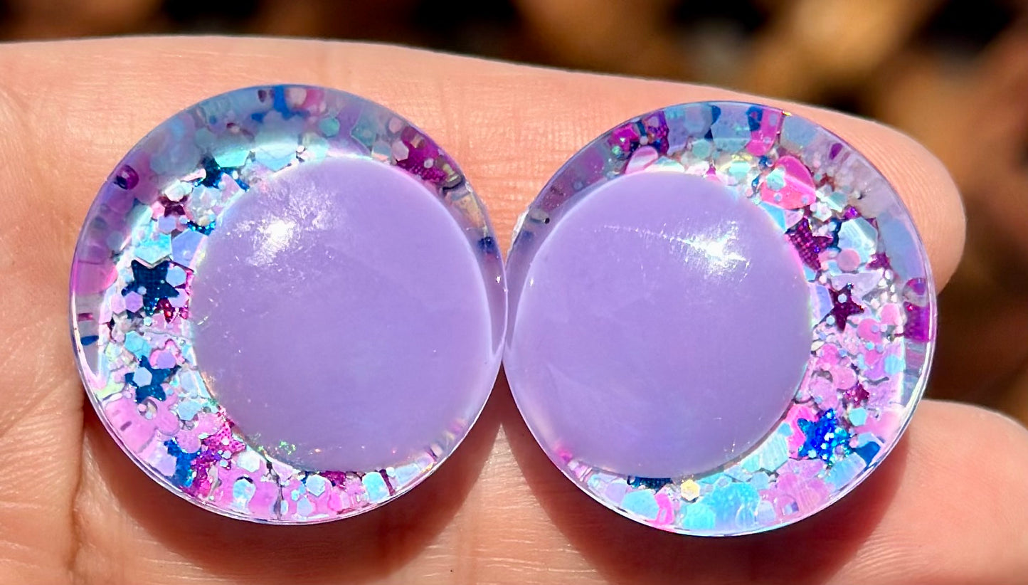 Winter Plum Fairies Offset Kawaii Handpainted Safety Eyes
