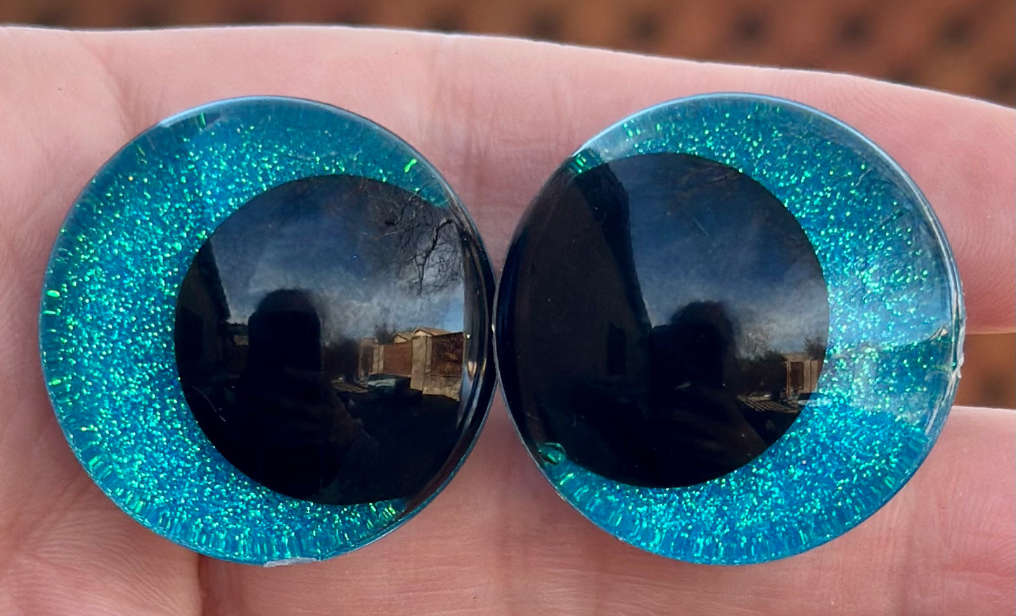 Light Fury Offset Kawaii Handpainted Safety Eyes (1 set)