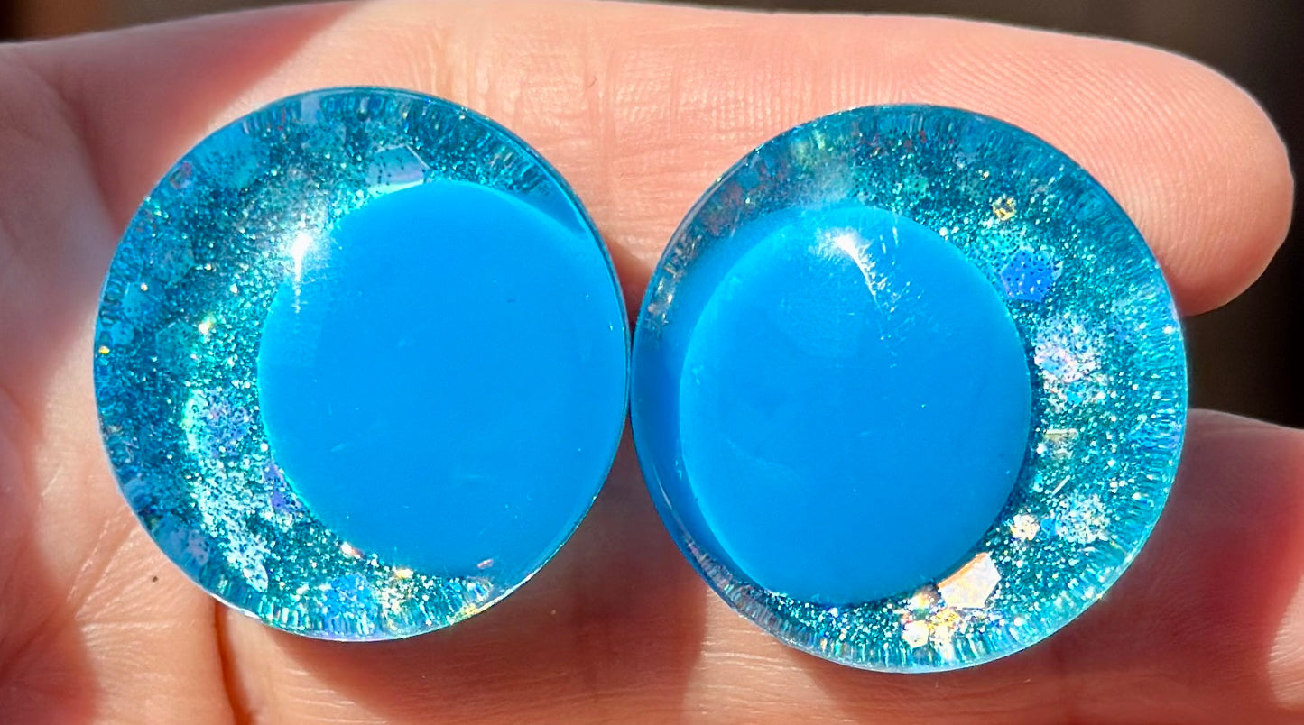 Winter Wonderland Offset Kawaii Handpainted Safety Eyes