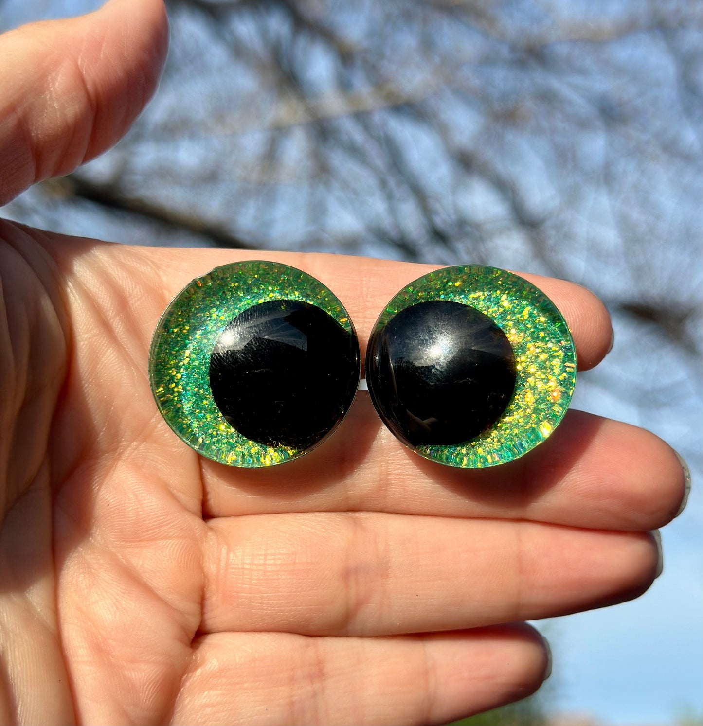 Goblin Screamer Handpainted Offset Kawaii Safety Eyes (1 set)