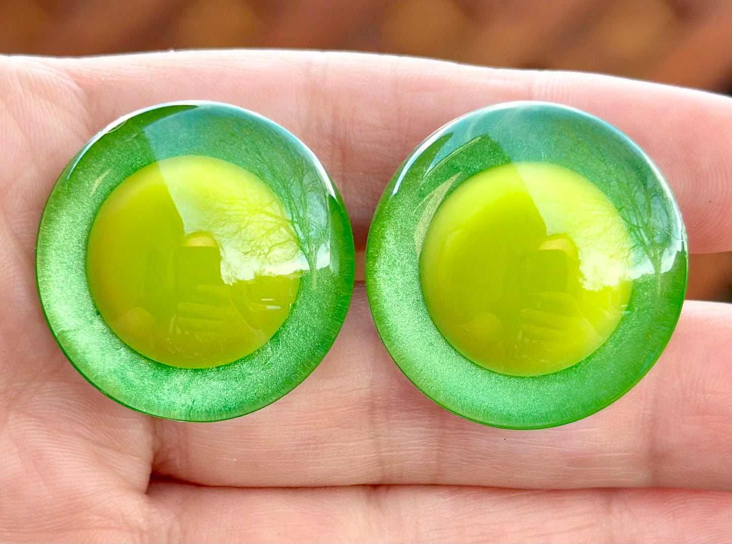 Candy Apple Standard Handpainted Safety Eyes