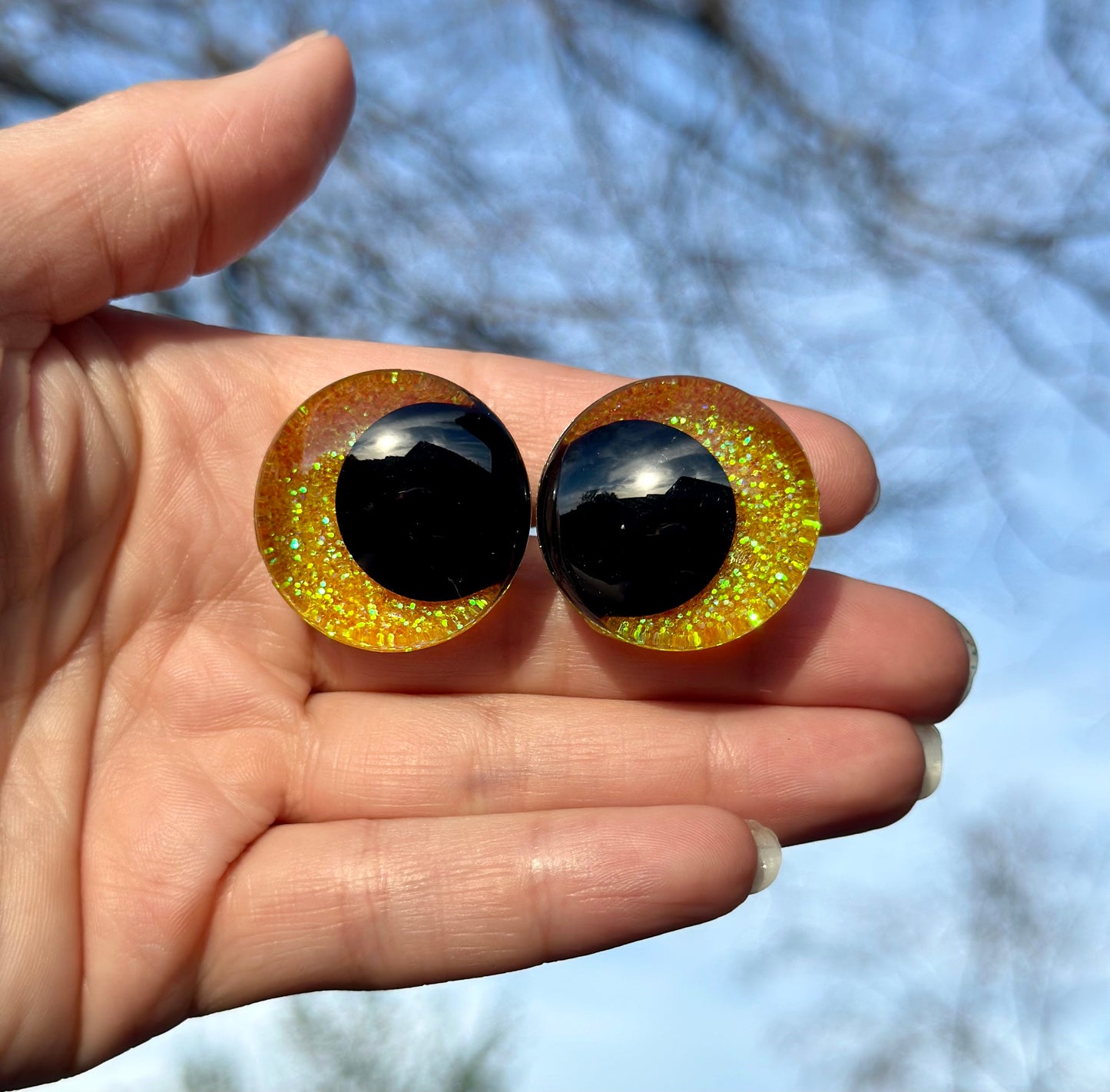 Banana Lollipop Handpainted Offset Kawaii Safety Eyes