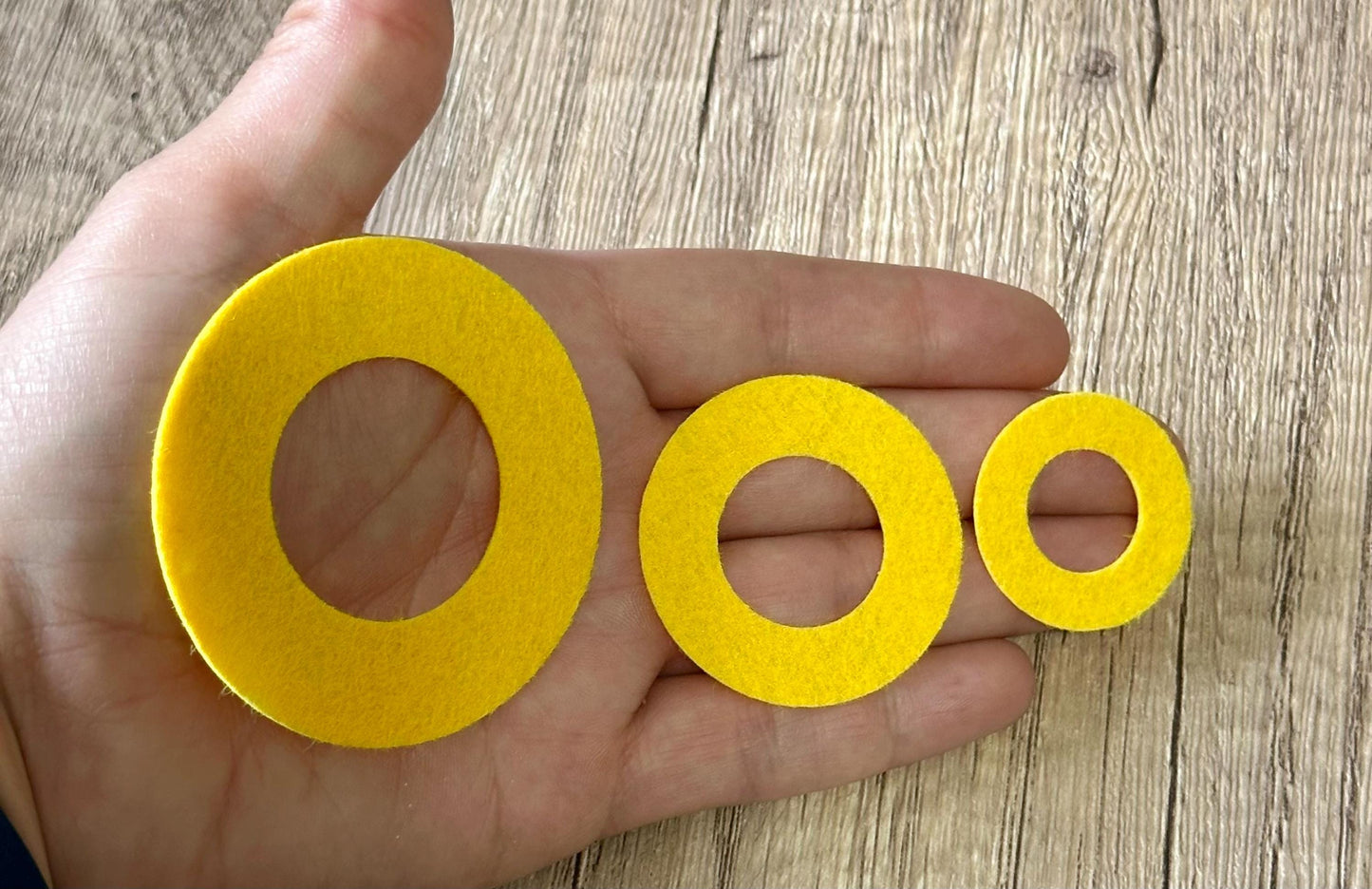 Felt Circles for Umbreon Eevee Pokemon Amigurumi