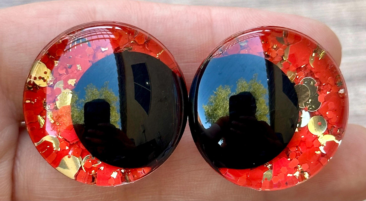 Vampire Bloodbath Offset Kawaii Handpainted Safety Eyes