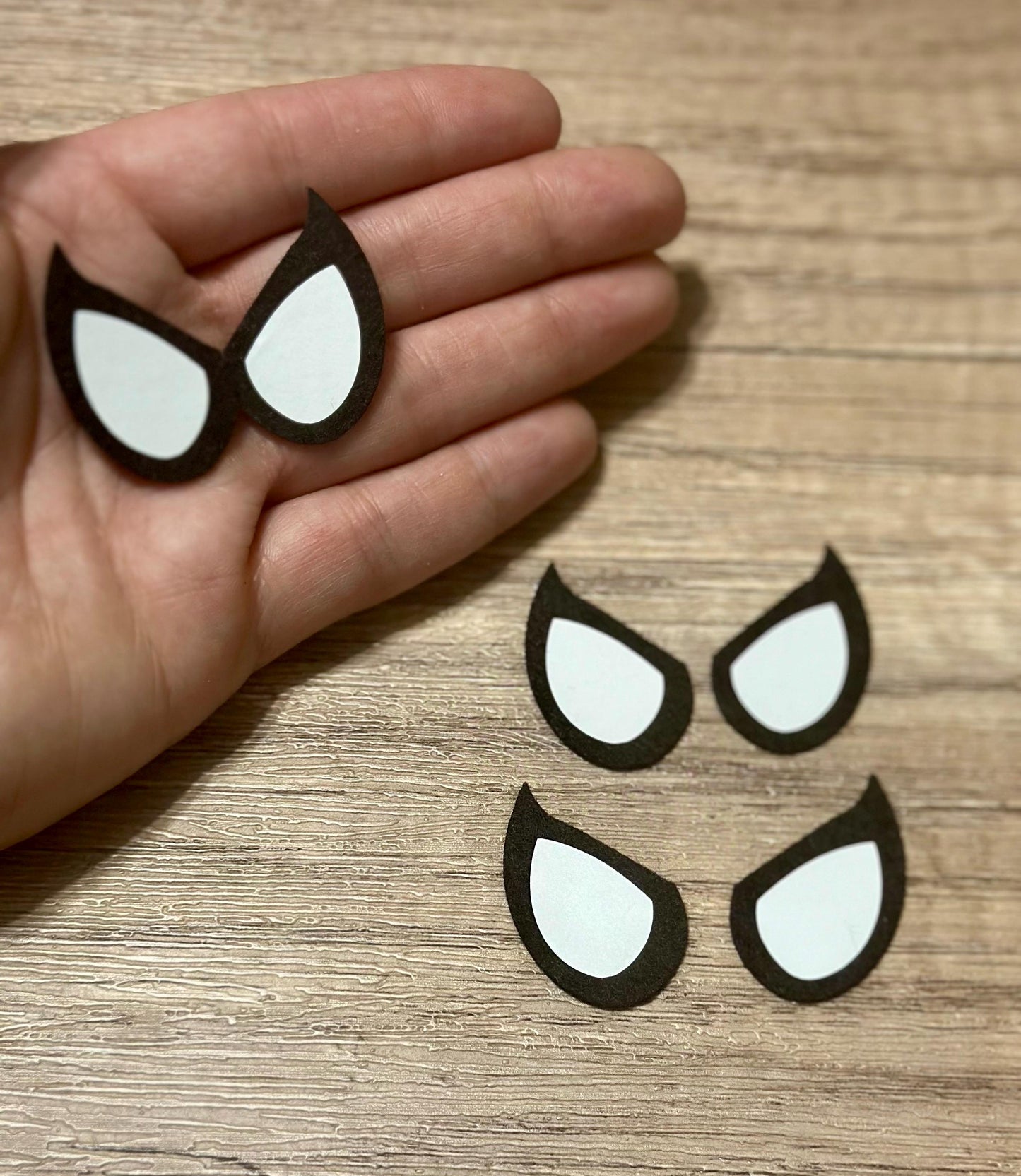 Spider-Man Felt Eyes