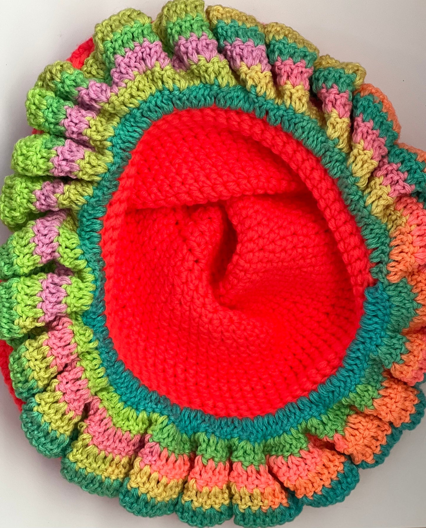 Crochet Witch Hat, Rainbow Colors, Handmade Costume Hat, Spooky costume, Halloween costume, DIY Halloween, Crochet Witch Costume, DIY Costum - Arizonado Designs