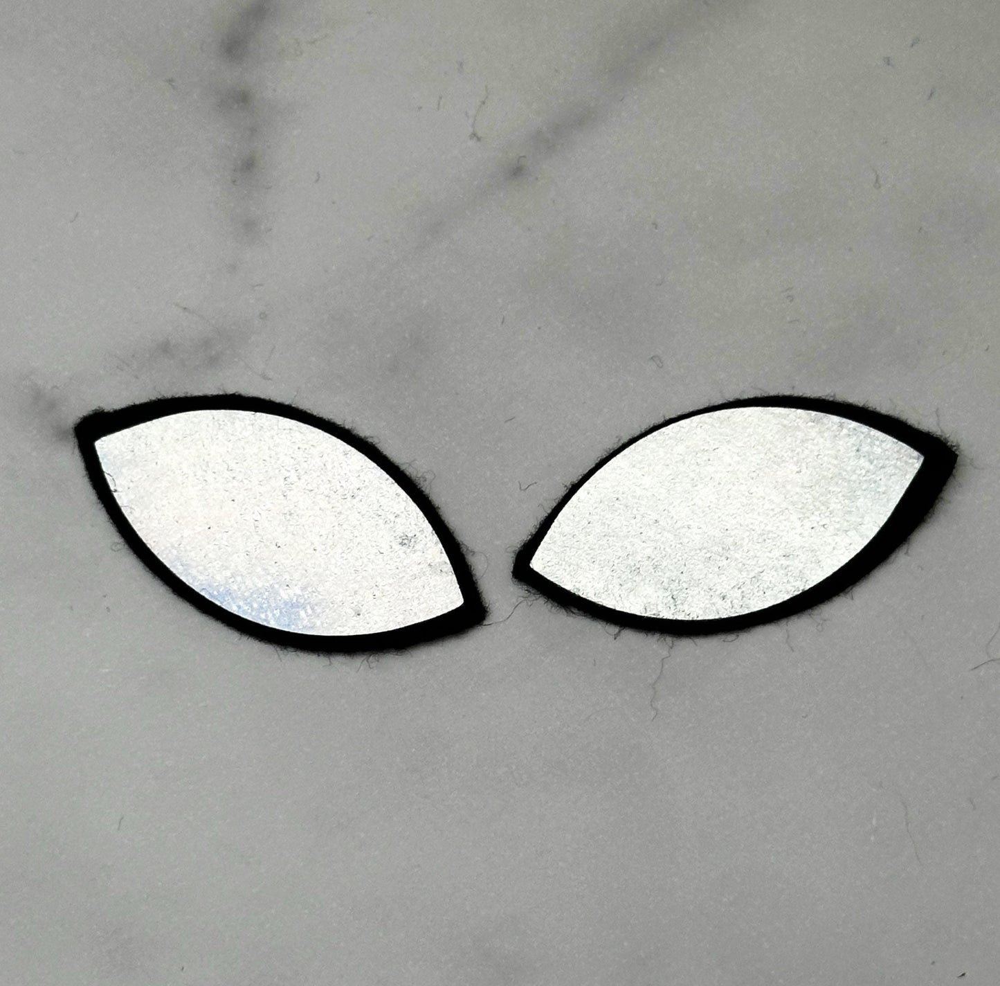 Holographic Alien Felt Eyes 3 sets - Arizonado Designs
