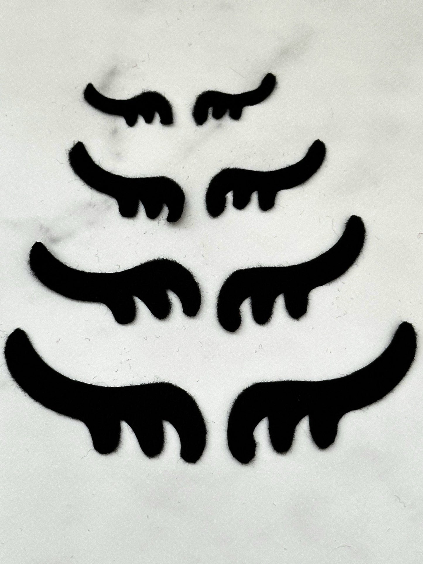 Kawaii Fancy Felt Eyelashes - Arizonado Designs