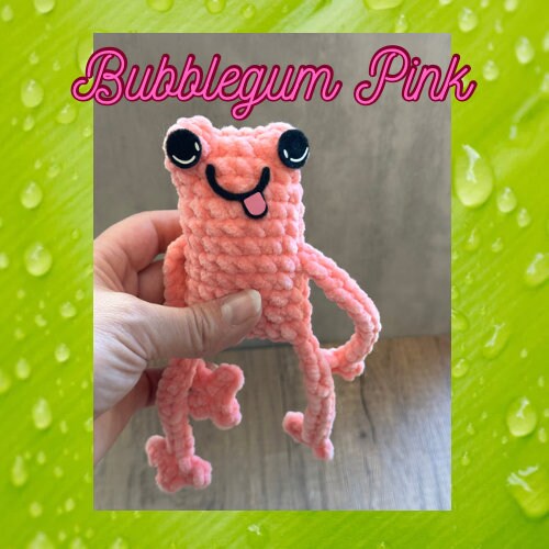 Leggy Frog Plushie - Arizonado Designs