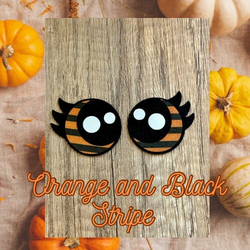 Kawaii Eyelash Felt Eyes Halloween Edition 2 sets - Arizonado Designs
