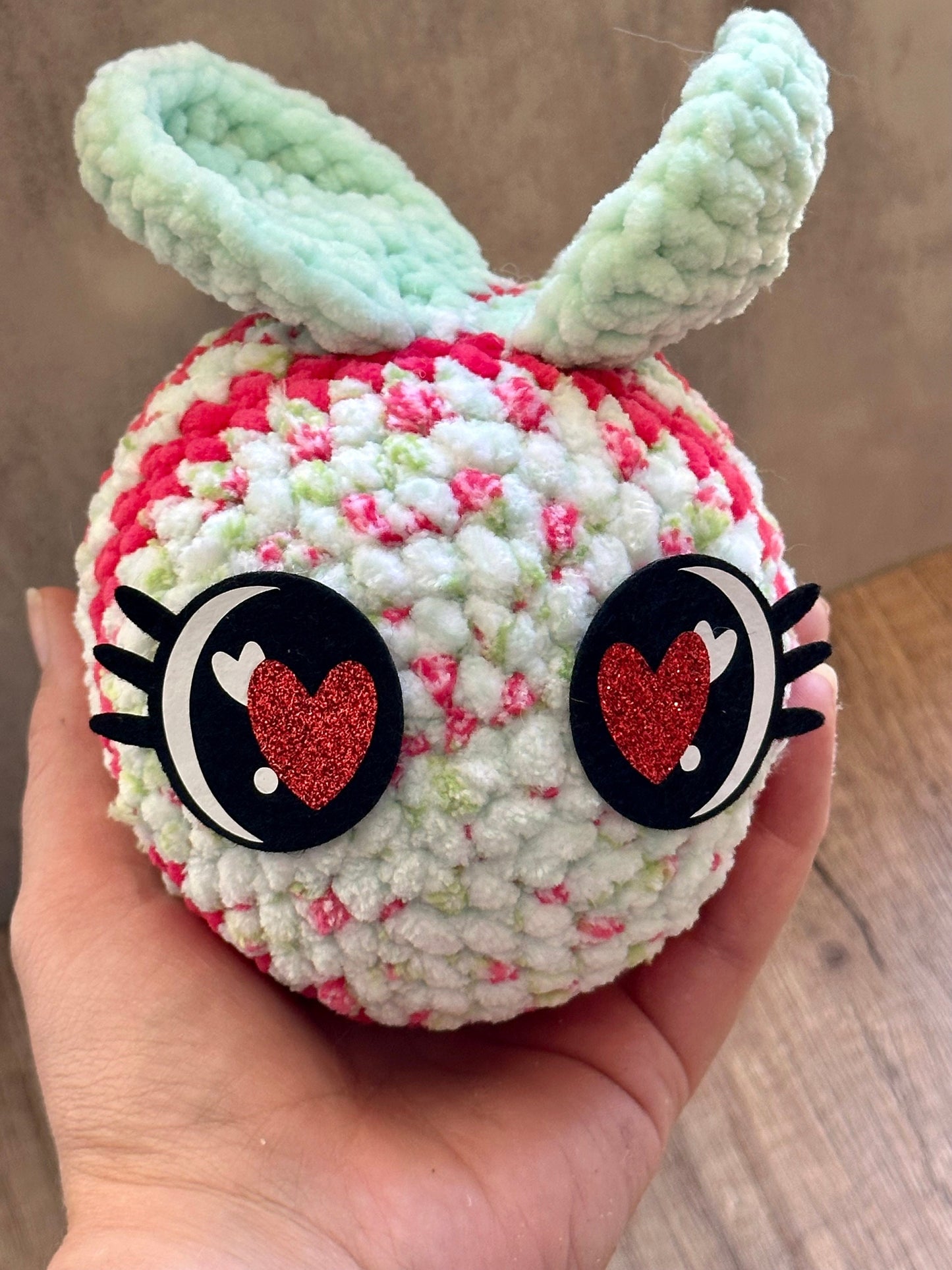 Glitter Heart Felt Eyes 3 sets - Arizonado Designs