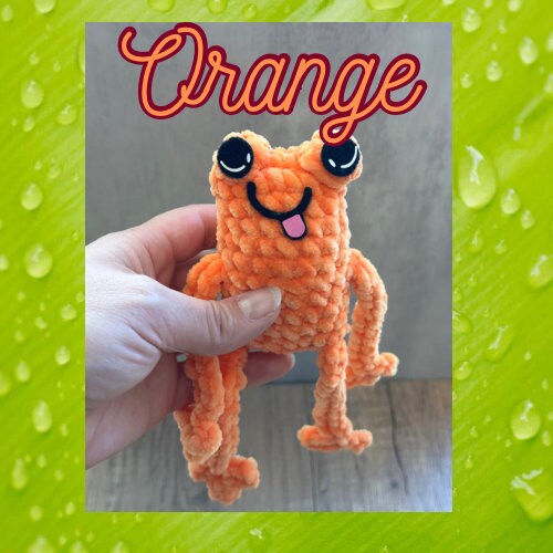 Leggy Frog Plushie - Arizonado Designs