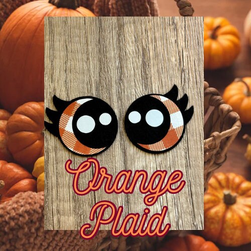 Kawaii Eyelash Felt Eyes Halloween Edition 2 sets - Arizonado Designs