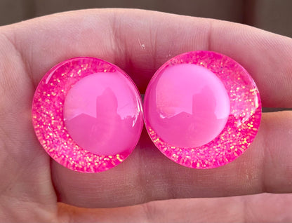 Pink Lady Offset Handpainted Kawaii Safety Eyes (1 set)