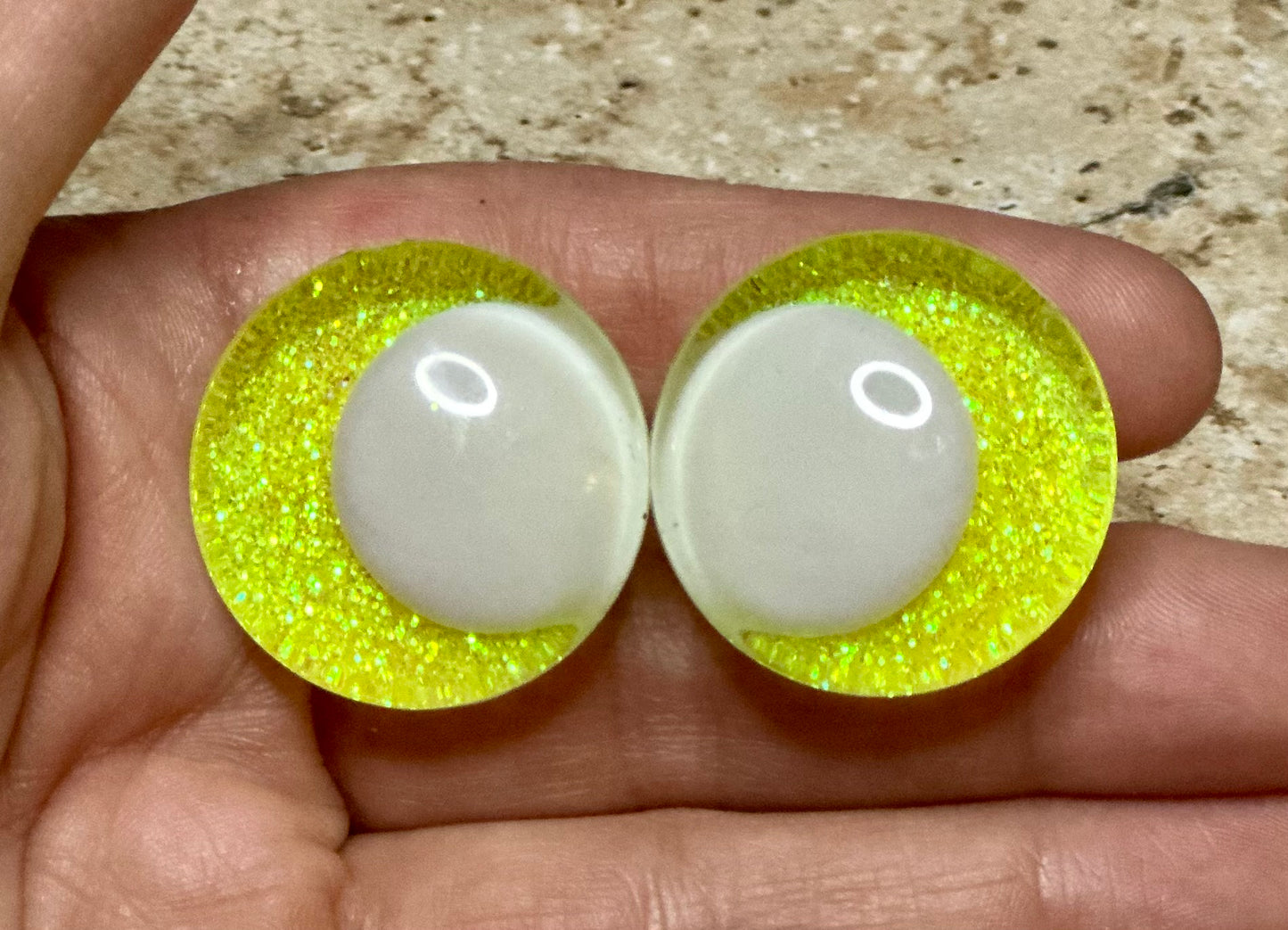 Hello Sunshine Handpainted Offset Kawaii Safety Eyes (1 set)