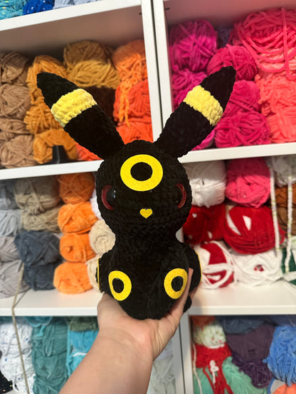 Felt Circles for Umbreon Eevee Pokemon Amigurumi