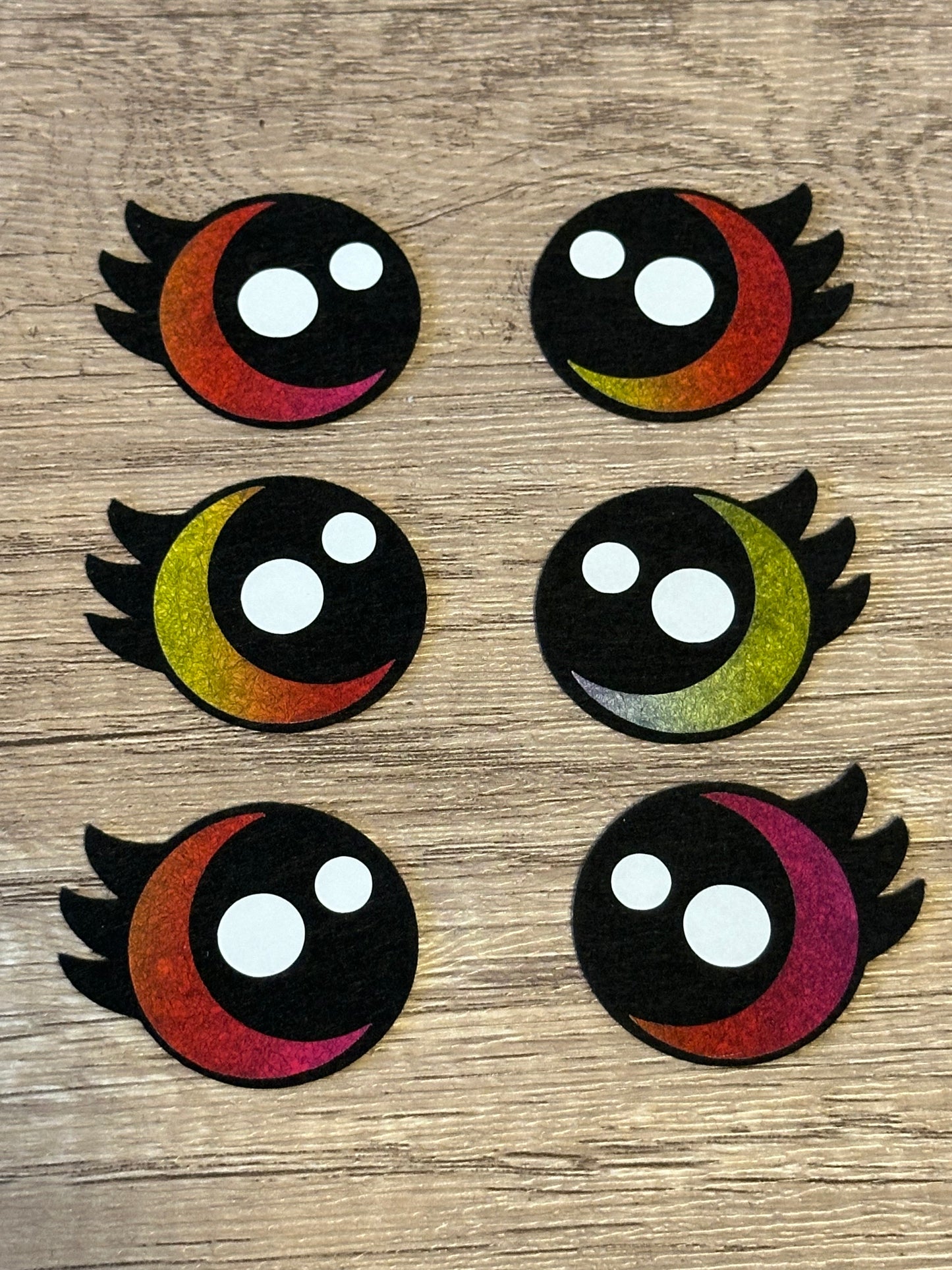 Kawaii Eyelash Felt Eyes - Arizonado Designs