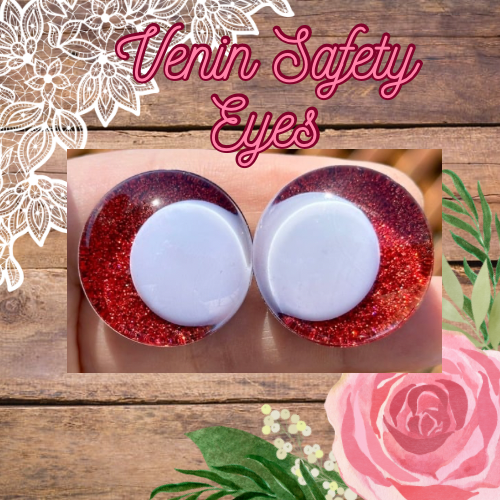 Venin Offset Kawaii Handpainted Safety Eyes 1 set