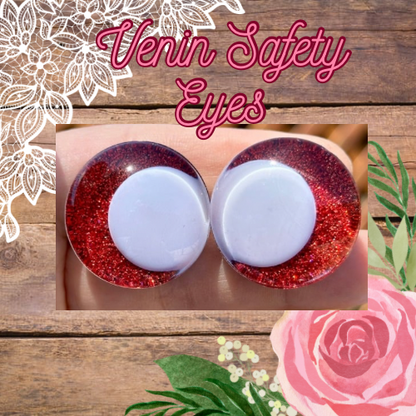 Venin Offset Kawaii Handpainted Safety Eyes (1 set)